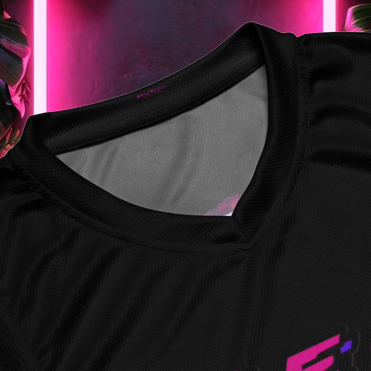 Neon Skull Basketball Jersey 2 (Unisex)