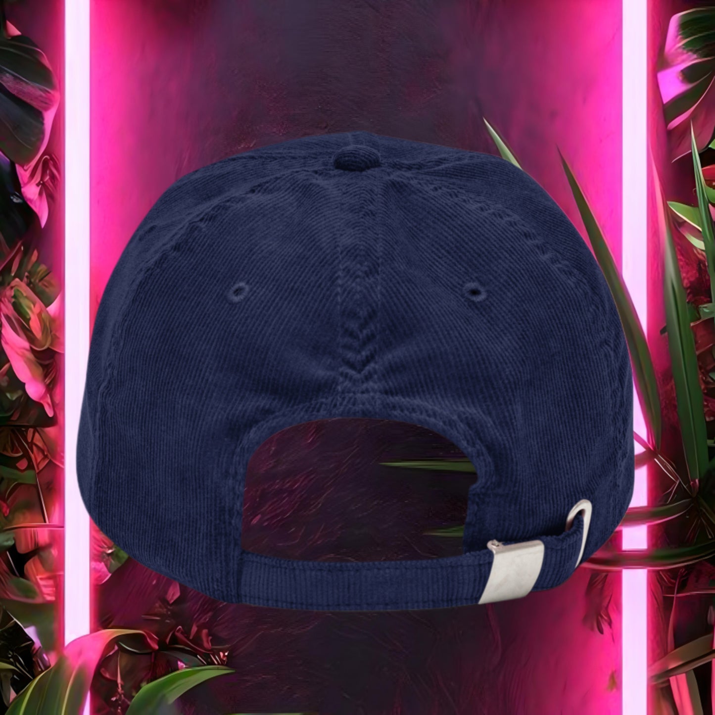 Neon Skull Corduroy Hat