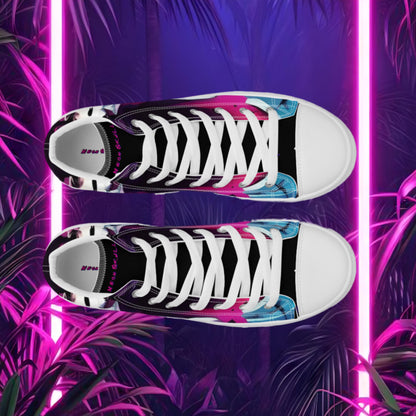 Neon Skull Skeleton Shoes (Men's)