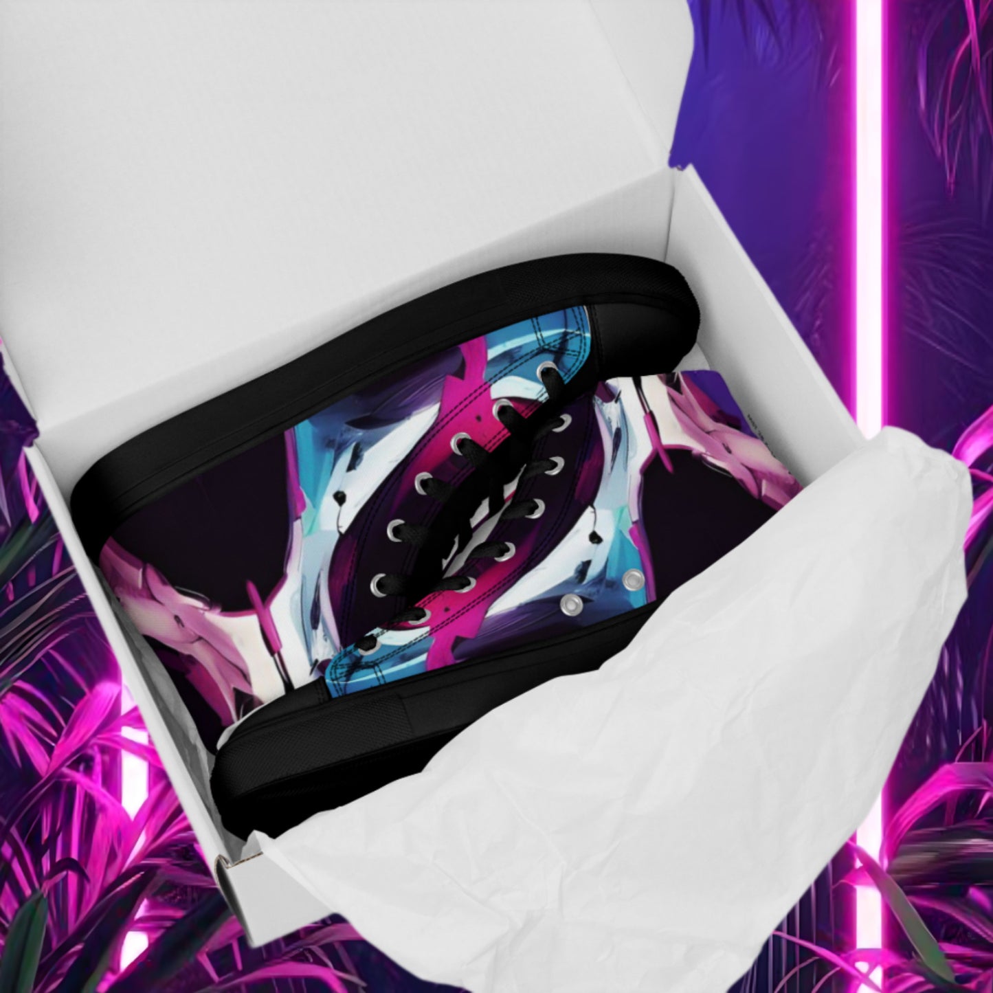 Neon Skull Skeleton Shoes (Men's)