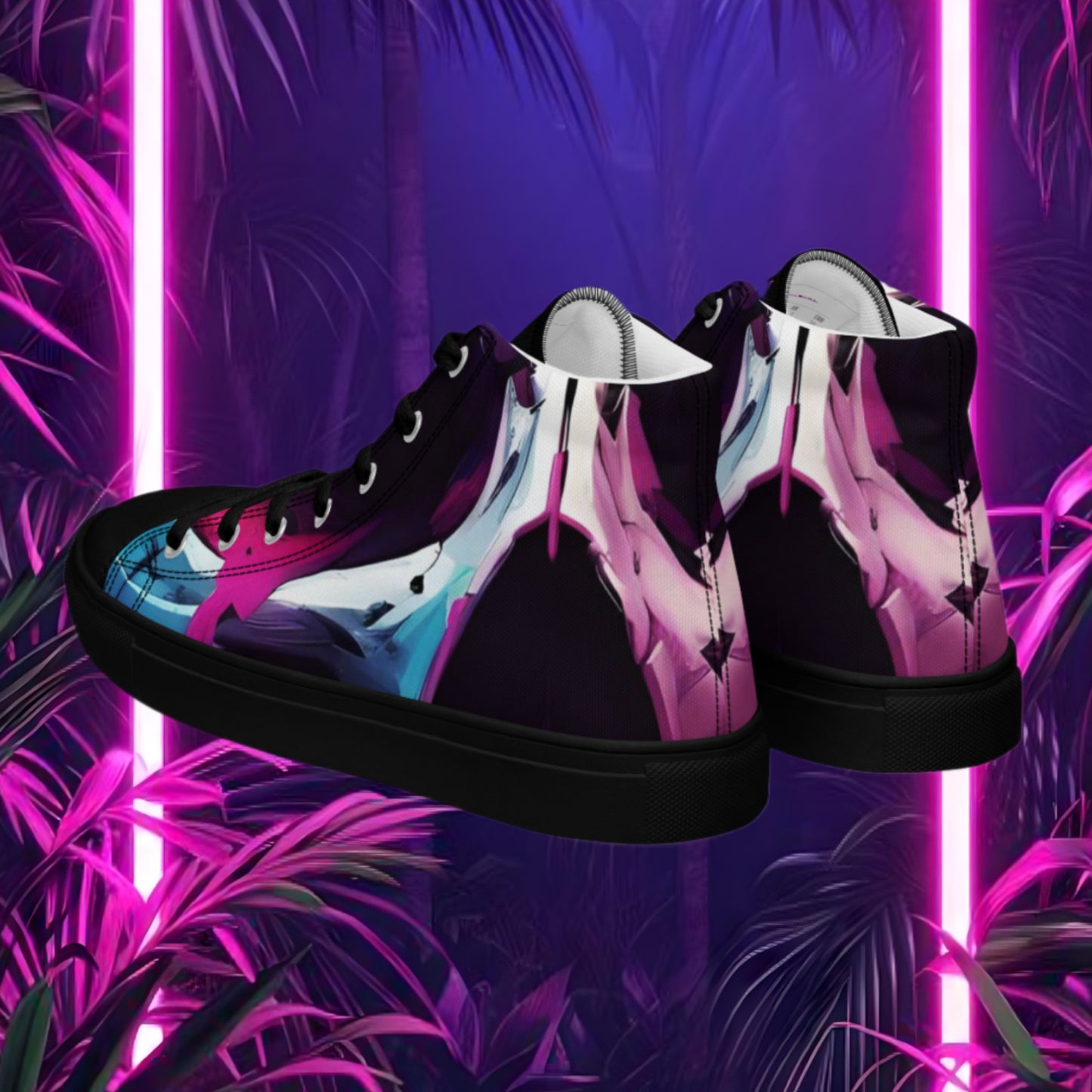 Neon Skull Skeleton Shoes (Men's)
